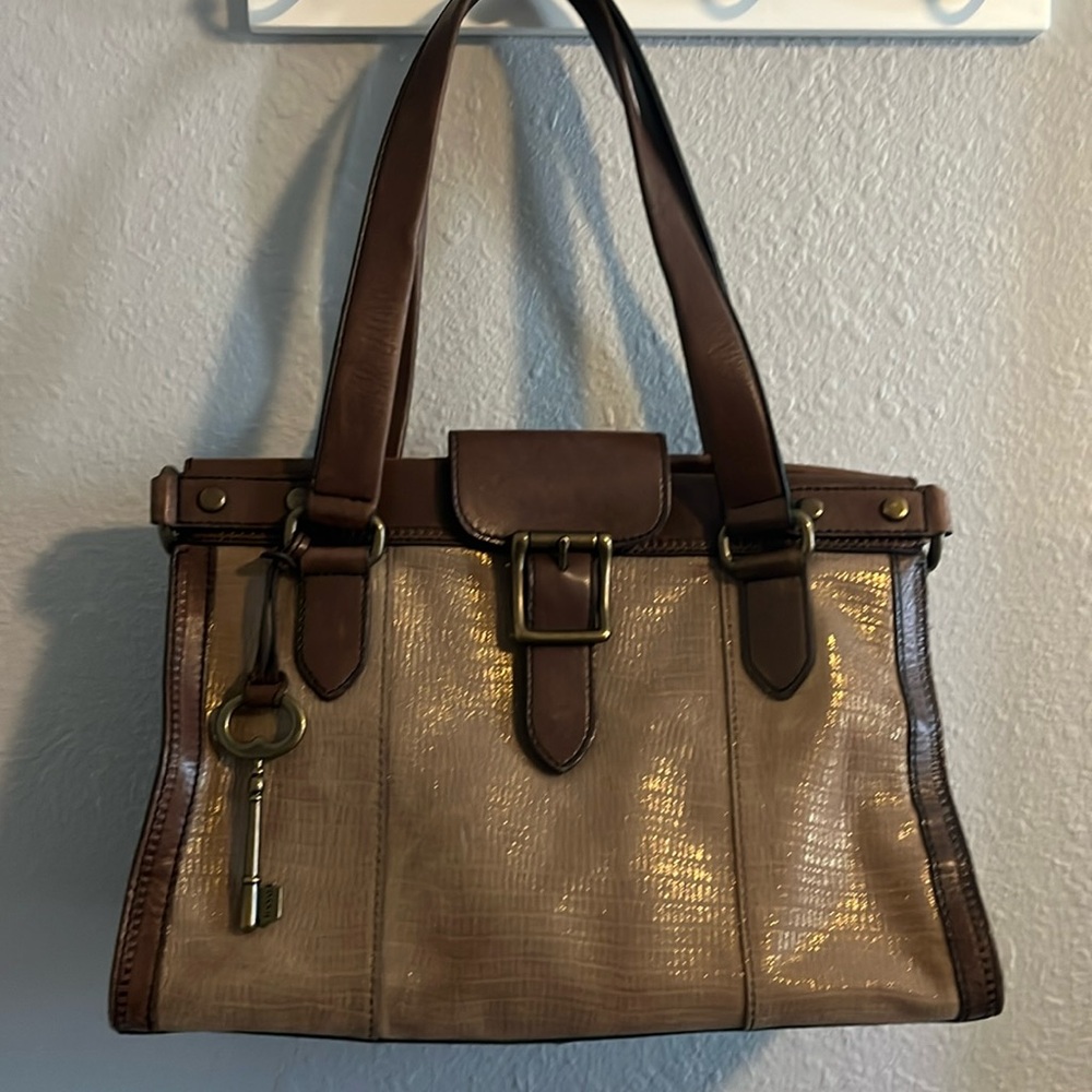Fossil Vintage Reissue Satchel Fossil Bag Fossil Brown Leather Purse